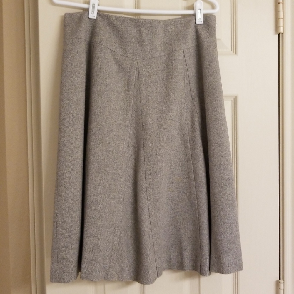 Talbots Gray Wool Blend Perfect Skirt!